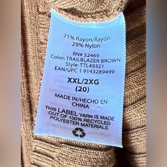 Longsleeve Turtleneck Sweater Size 2XL - Picture 7 of 9